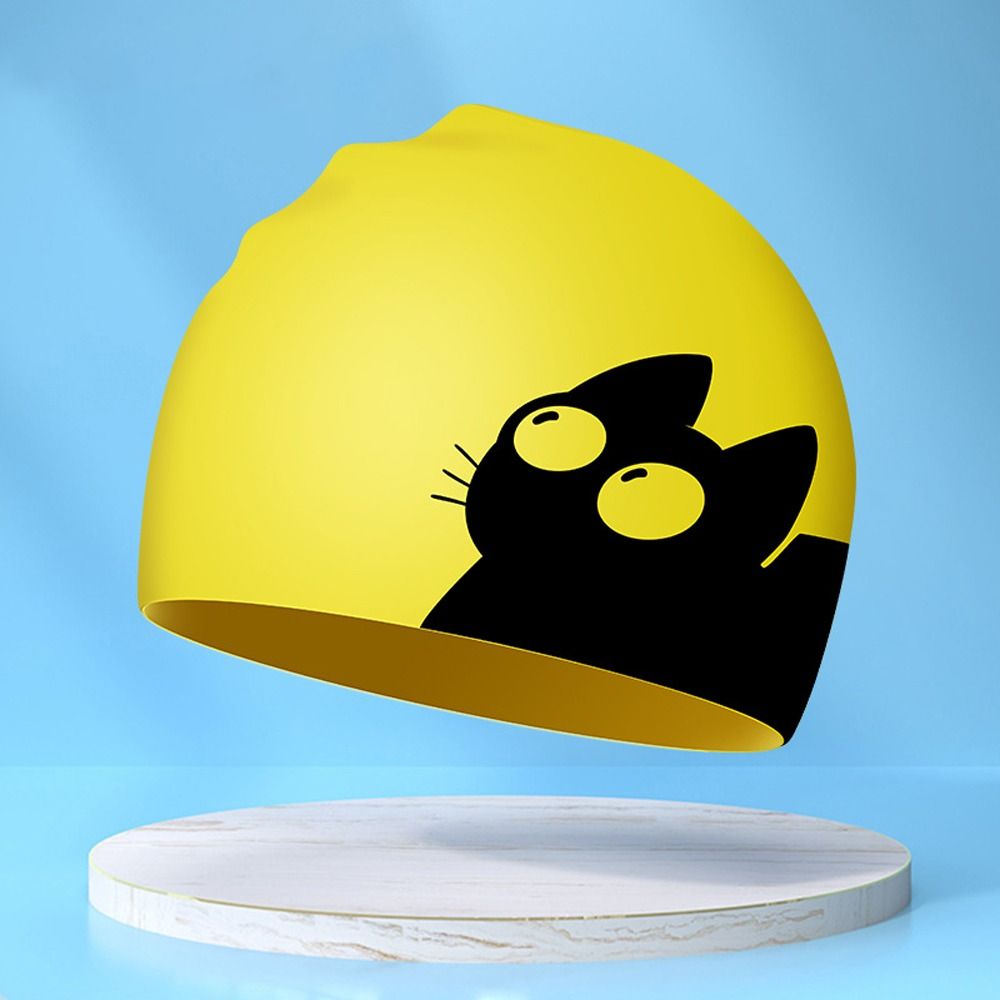 Swim Hat Silicone - Water Sport Waterproof Children Swimming Cap