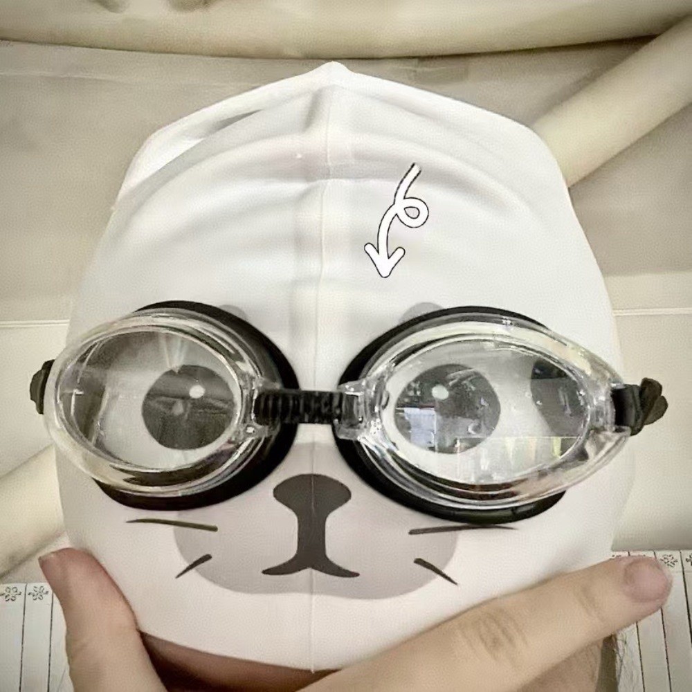 Swim Hat Silicone - Cute Waterproof Silicone Swim Cap Cartoon