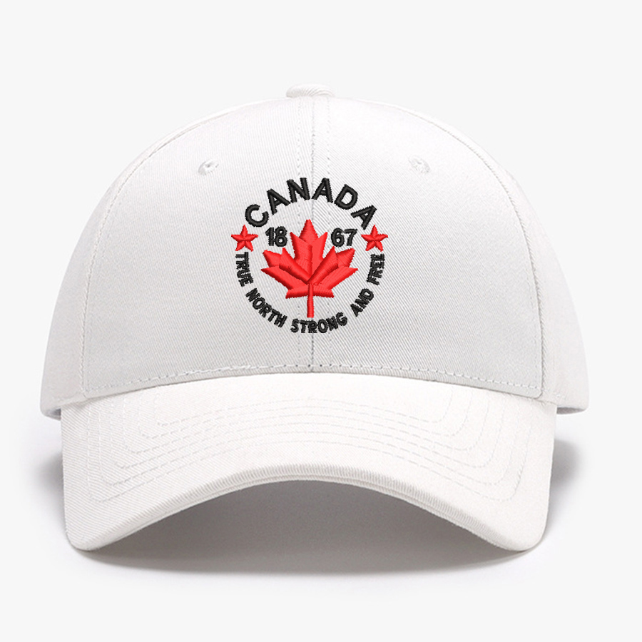 Embroidered Canada True North  - Baseball Cap Structured recension och pris